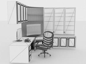 Home Office 3 3D Model