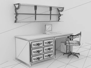 Home Office 4 3D Model