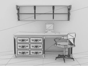 Home Office 4 3D Model