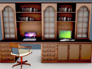 Biuro domowe 5 Model 3D