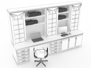 Home Office 5 3D Model
