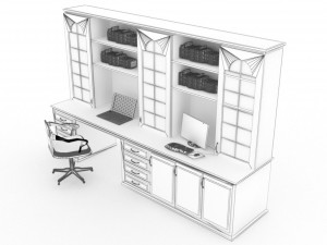 Home Office 5 3D Model