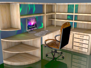 Home Office 6 3D Model