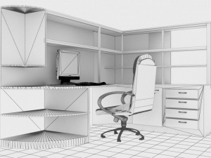 Home Office 6 3D Model
