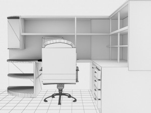 Home Office 6 3D Model