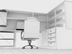Home Office 6 3D Model