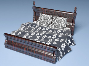 Bed Athens Modèle 3D