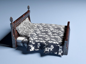 Bed Athens Modèle 3D