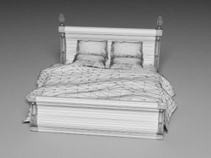 Bed Athens Modèle 3D