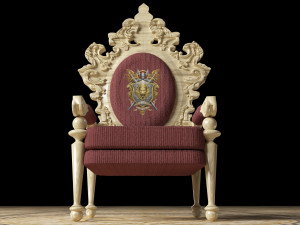 King Throne 5 - 4K 3D-Modell