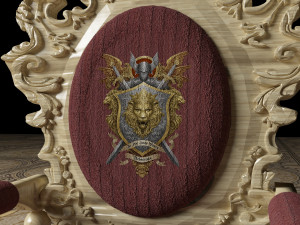 King Throne 5 - 4K 3D-Modell