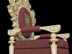 King Throne 5 - 4K 3D-Modell