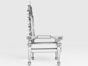 King Throne 5 - 4K 3D-Modell