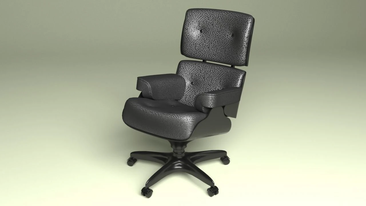 Boss Office Chair 2 3D Model .c4d .max .obj .3ds .fbx .stl .blend 