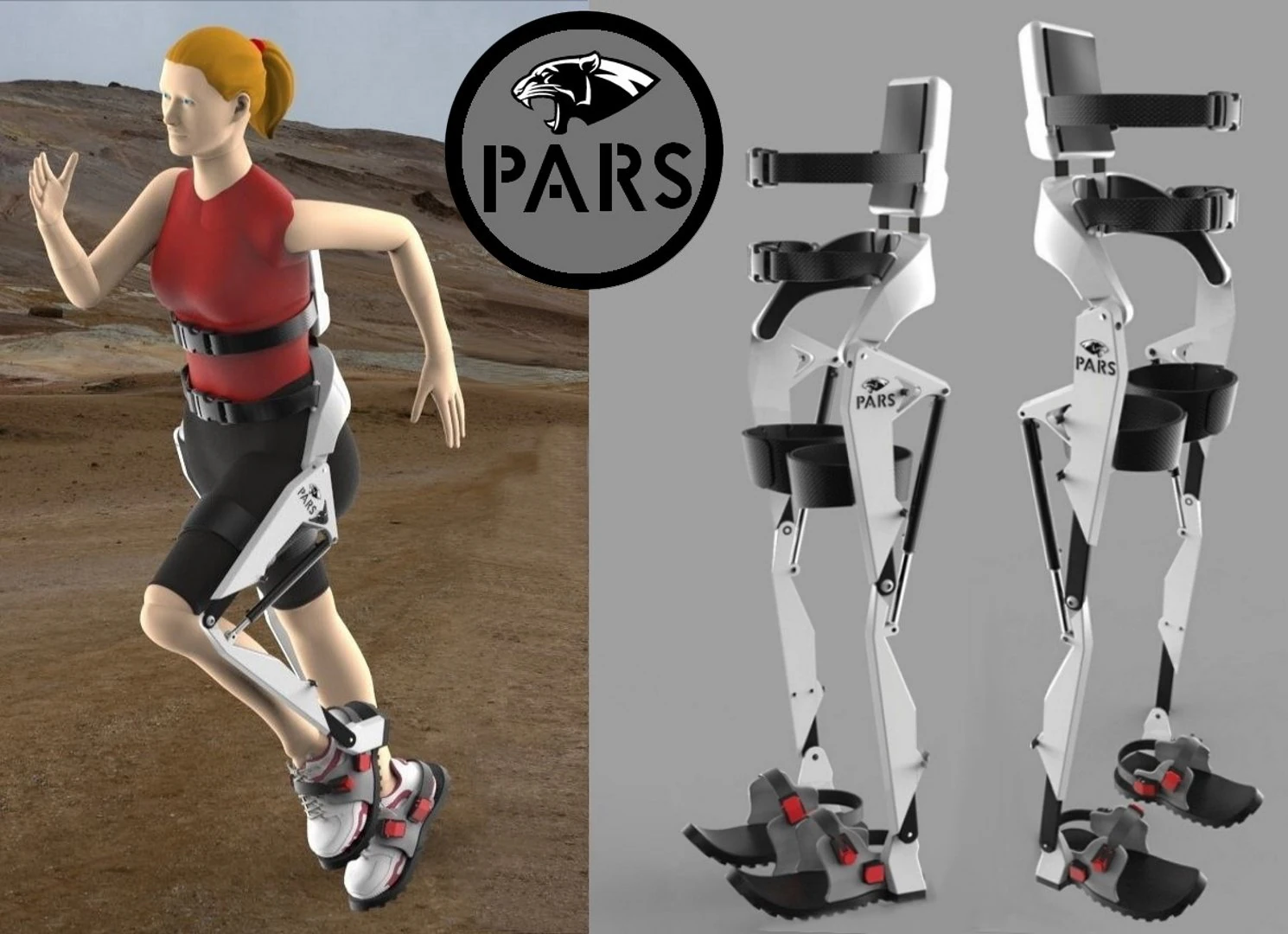 Pars - Personal Adaptive Robotic Suit 3D Model .c4d .max .obj .3ds .fbx .stl .blend 