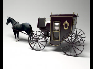 Deluxe Carriage 3D Model