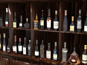 American Bar 2 Model 3D