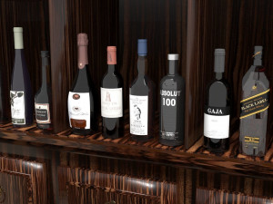 American Bar 2 Model 3D