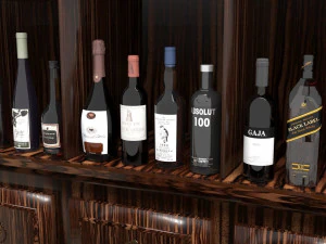 American Bar 2 3D Model