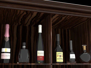 American Bar 2 3D Model