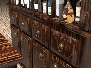 American Bar 2 Model 3D