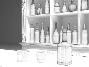 American Bar 2 3D Model