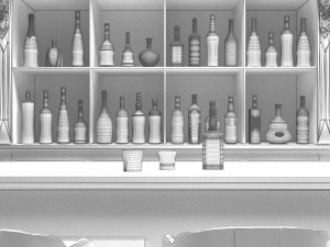 American Bar 2 Model 3D