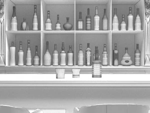 American Bar 2 3D Model