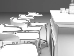 American Bar 2 3D Model