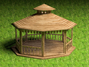 Pergola Model 3D