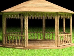 Pergola 3D Model
