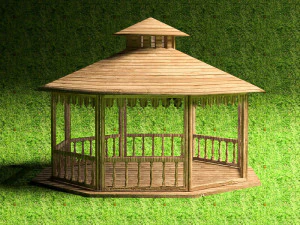 Pergola 3D Model