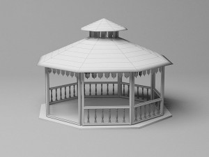 Pergola 3D 模型