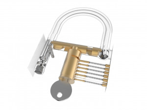 Safety Padlock Modelo 3D