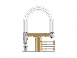 安全挂锁 3D 模型