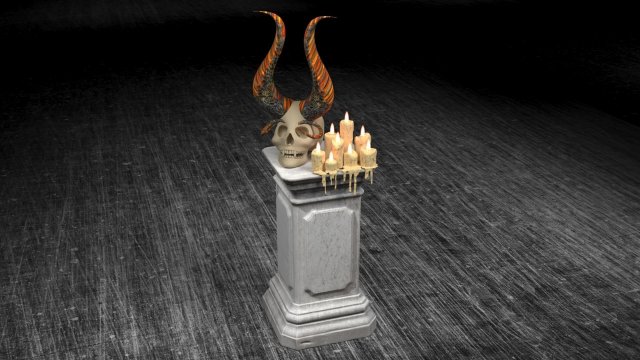 Shaddar Skull Modelo 3D .c4d .max .obj .3ds .fbx .stl .blend 