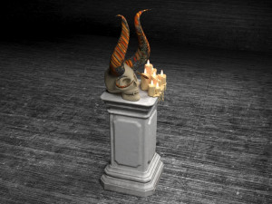 Shaddar Skull Modelo 3D
