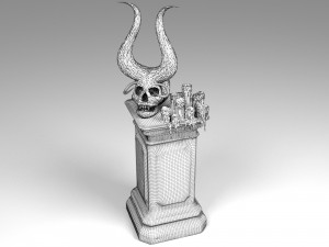 Shaddar Skull Modelo 3D