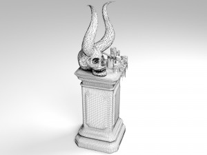 Shaddar Skull Modelo 3D