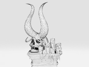 Shaddar Skull Modelo 3D