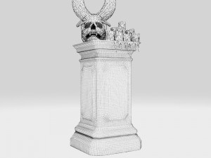 Shaddar Skull Modelo 3D