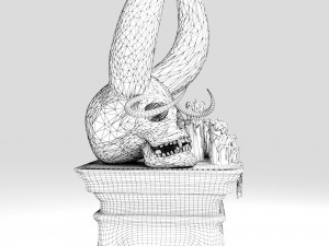 Shaddar Skull Modelo 3D