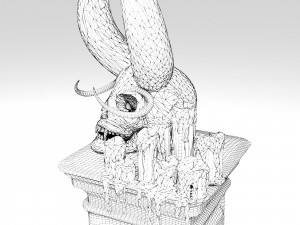 Shaddar Skull Modelo 3D