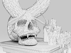 Shaddar Skull Modelo 3D