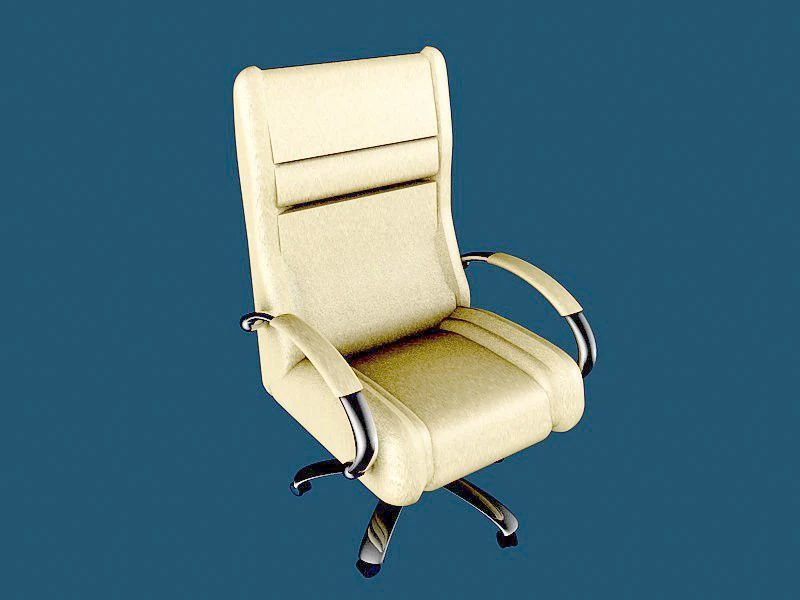 Boss Office Chair 3D Model .c4d .max .obj .3ds .fbx .stl .blend