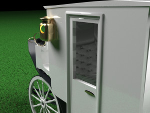 White Lady Carriage 3Dモデル