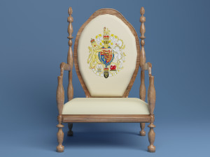Luxury Chair 4K 3D Model