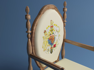 Luxury Chair 4K 3D Model