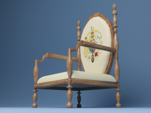 Luxury Chair 4K 3D Model