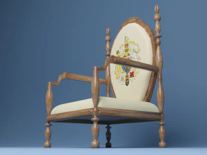 Luxury Chair 3D Model